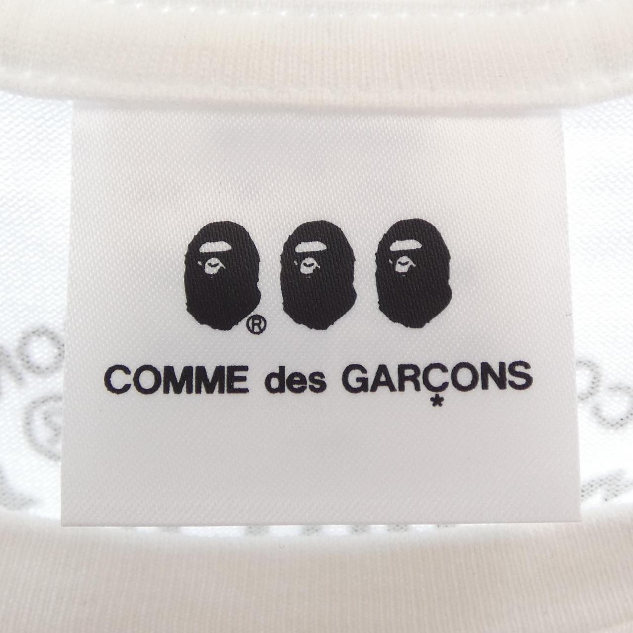 アベイシングエイプ COMME des GARCONS コットンTシャツ