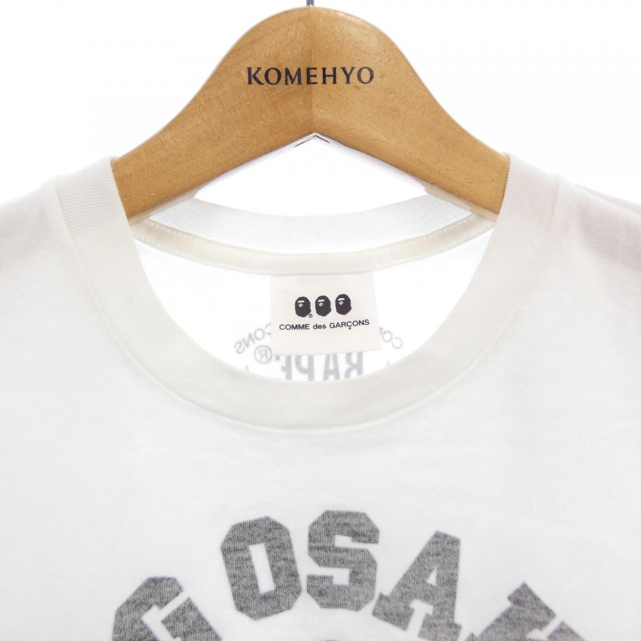 アベイシングエイプ COMME des GARCONS コットンTシャツ
