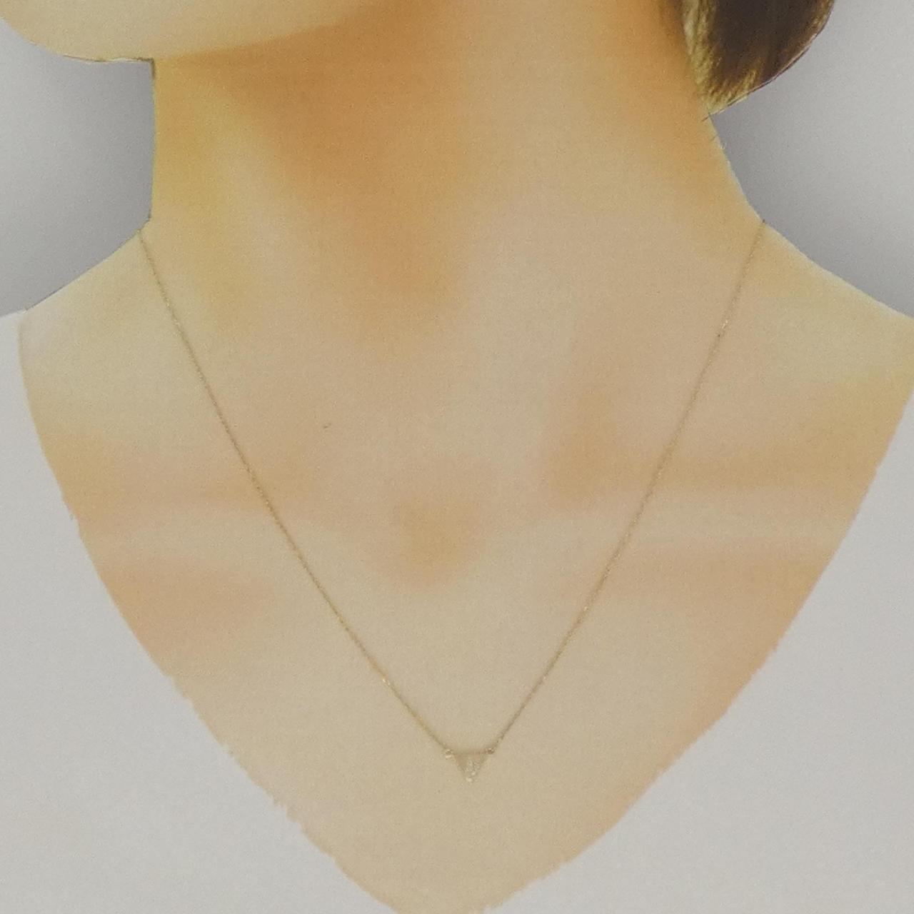 K10イエローゴールドダイヤモンドネックレス