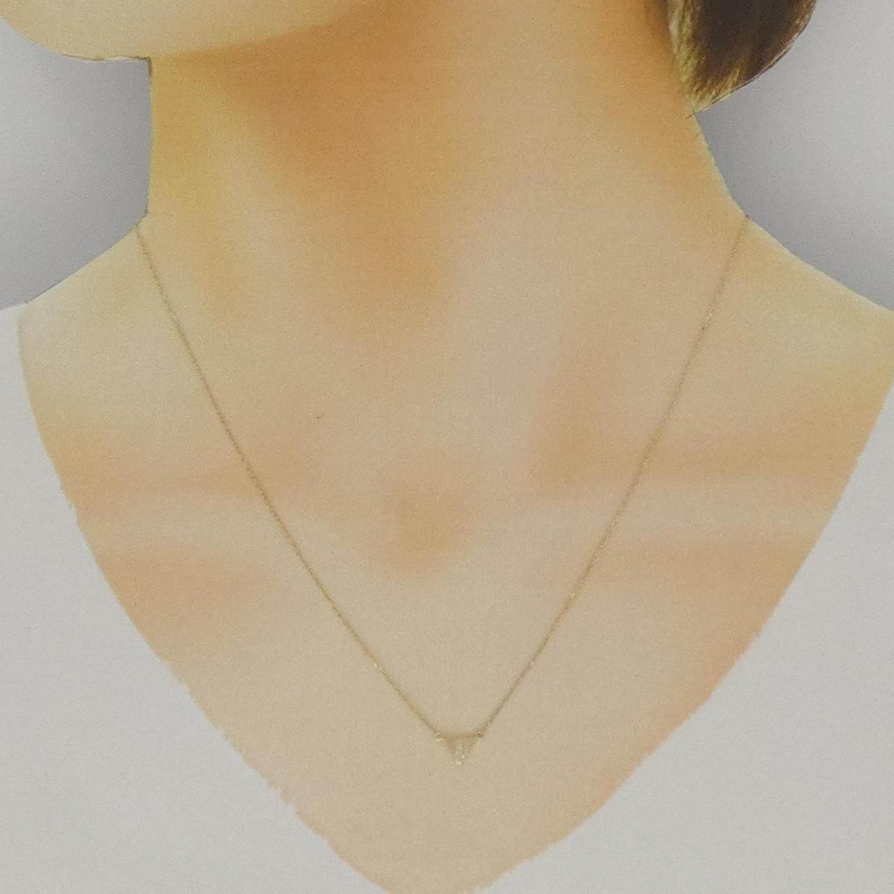K10イエローゴールドダイヤモンドネックレス