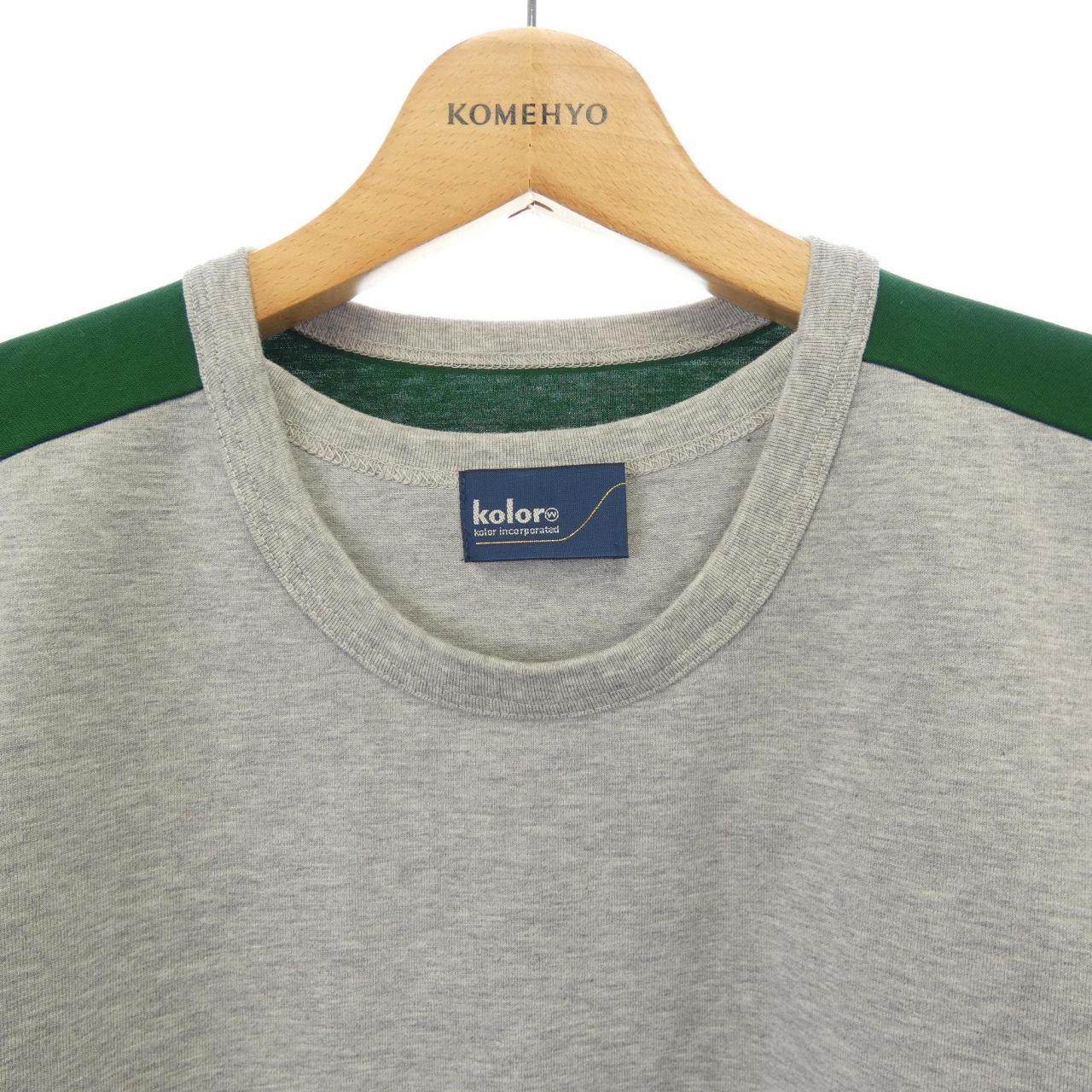カラー コットンTシャツ