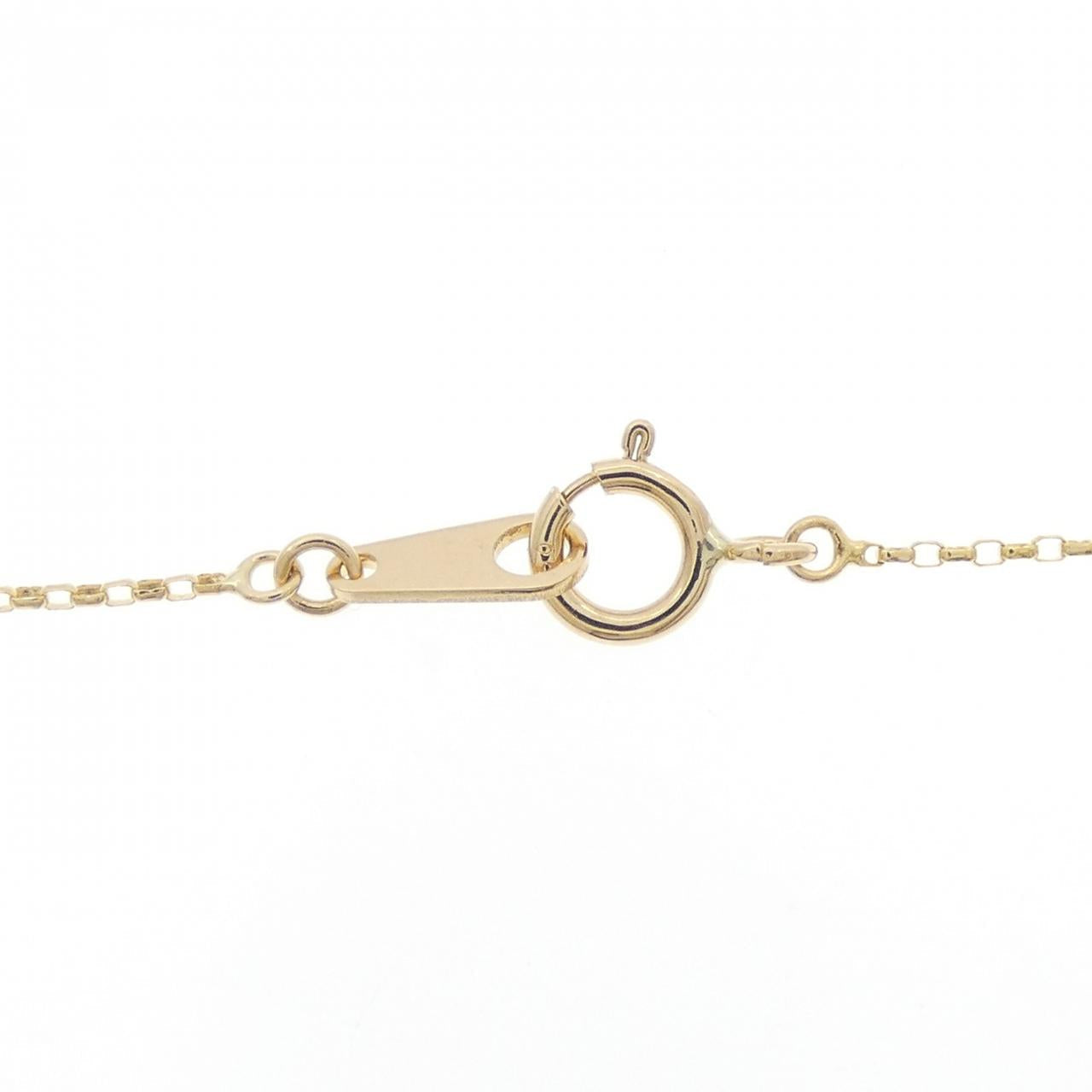 K18イエローゴールド ルビー ネックレス