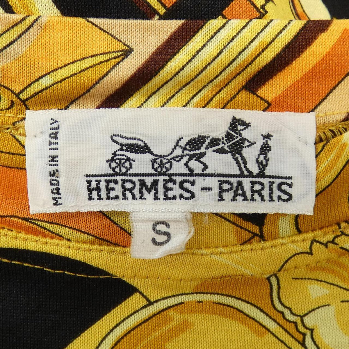 エルメス RYTHMES コットンTシャツ
