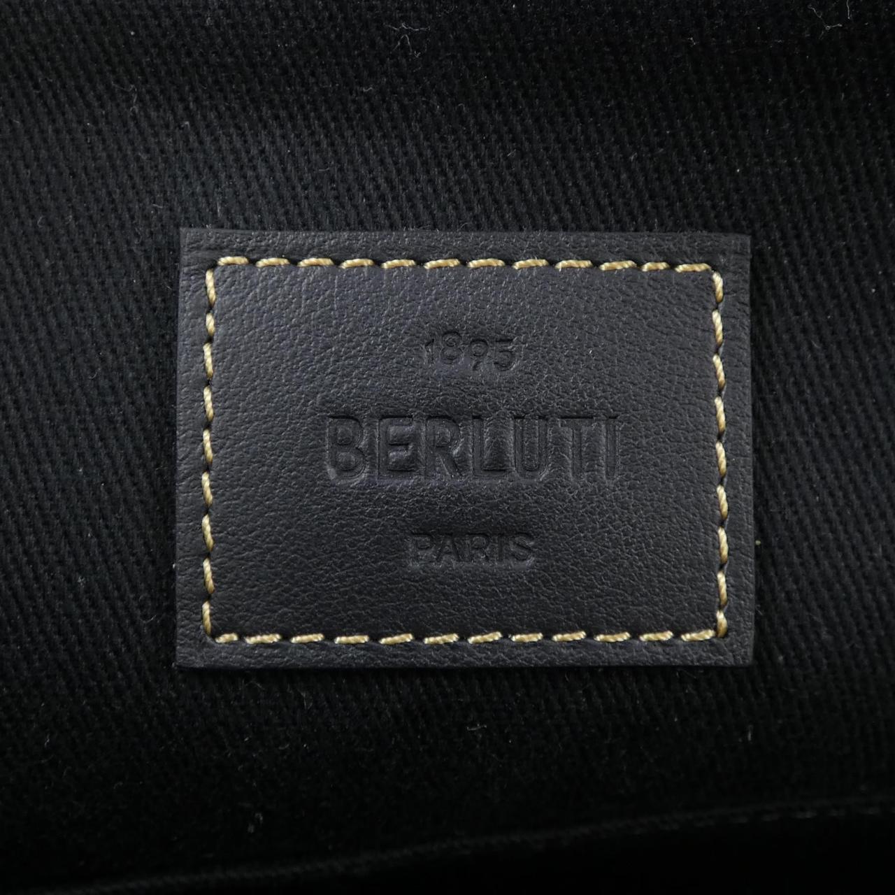 ベルルッティ ニノGMロッジキャンバス クラッチバッグ