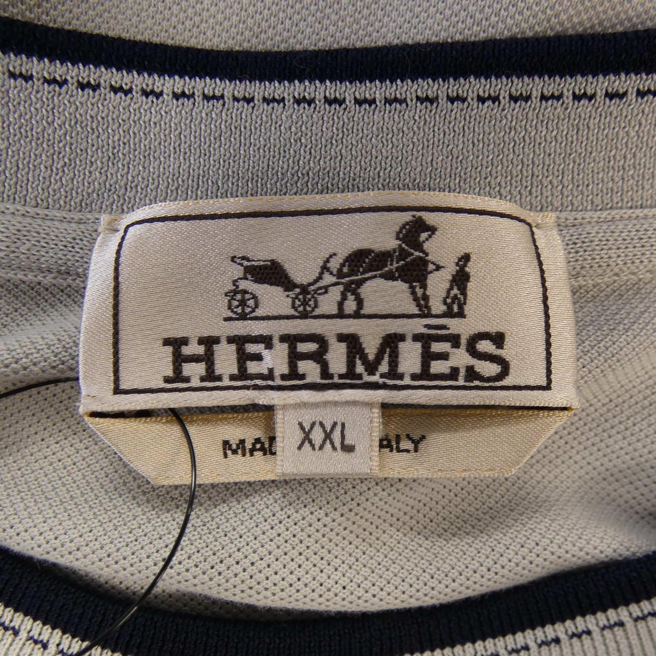 エルメス サドルステッチ コットンTシャツ