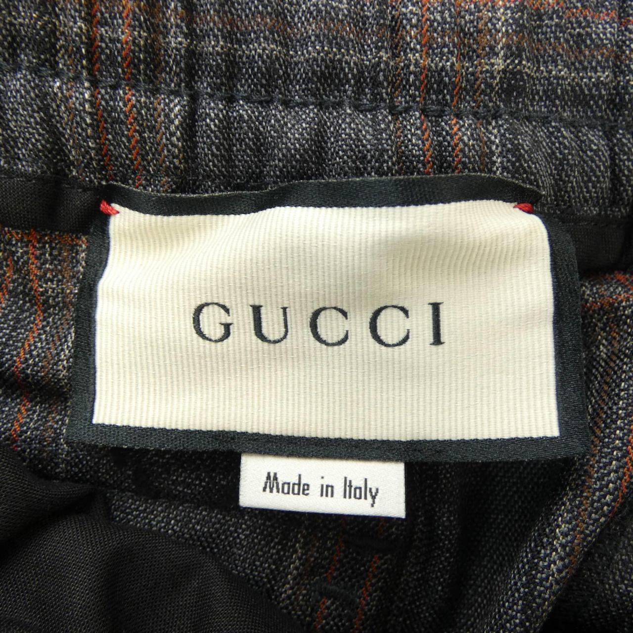 グッチ チェックパンツ