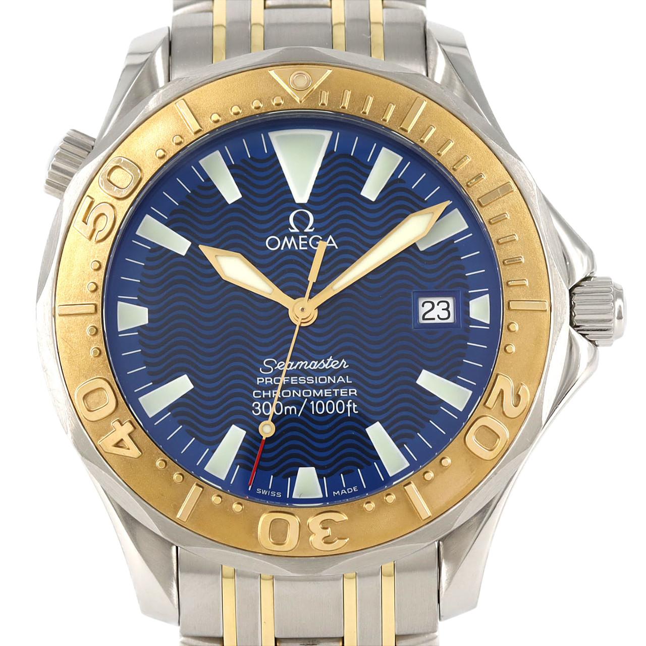 オメガ シーマスター プロ ステンレス/イエローゴールド 自動巻き