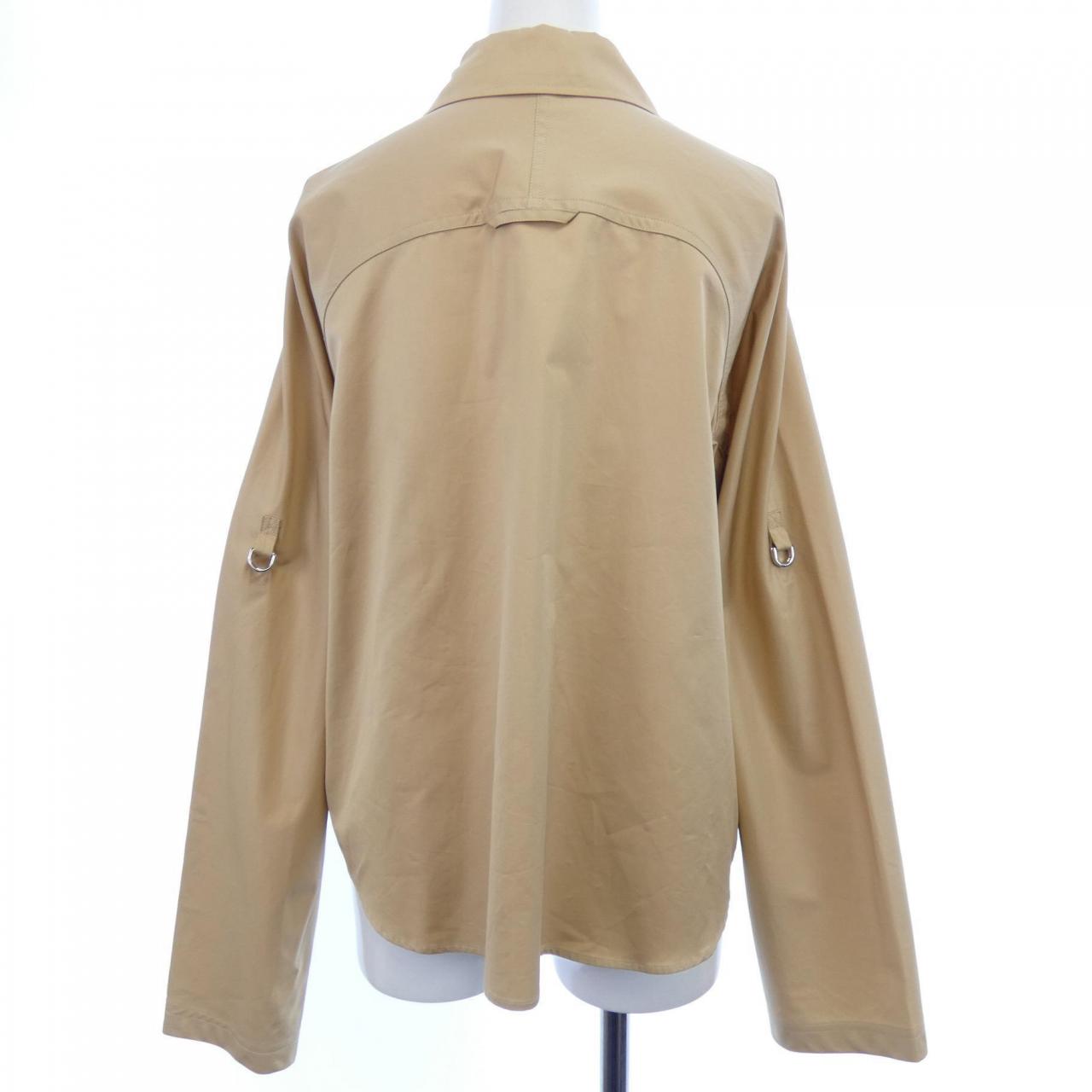 エルメス クルードセル シルクシャツ