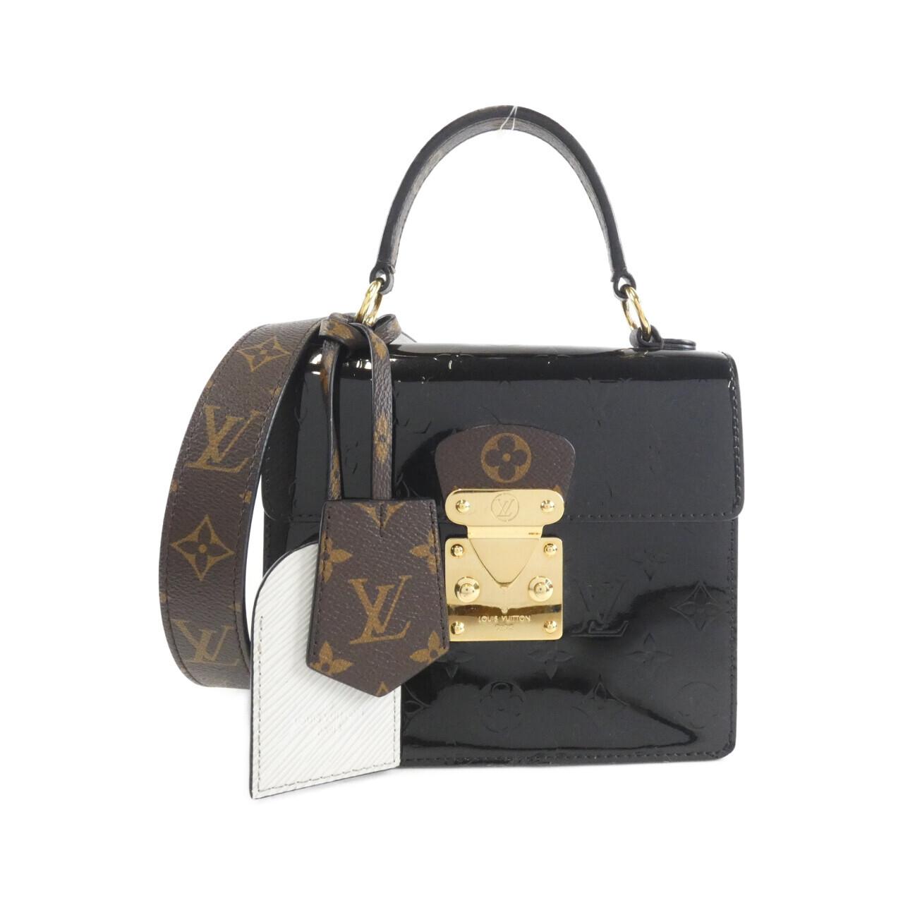 ルイ ヴィトン モノグラム ヴェルニ ミロワール スプリング ストリート ショルダー バッグ