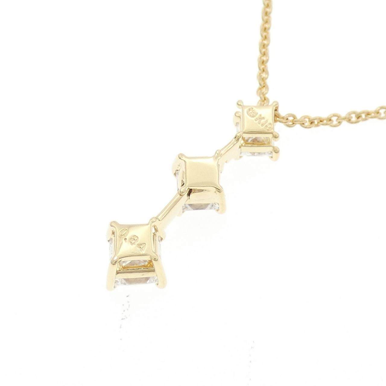 ミキモト Au750 ダイヤモンド ネックレス