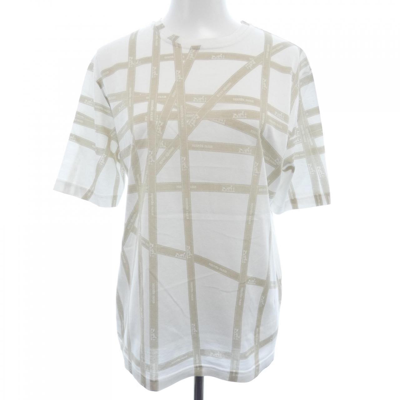 エルメス ボリュデュック コットンTシャツ L