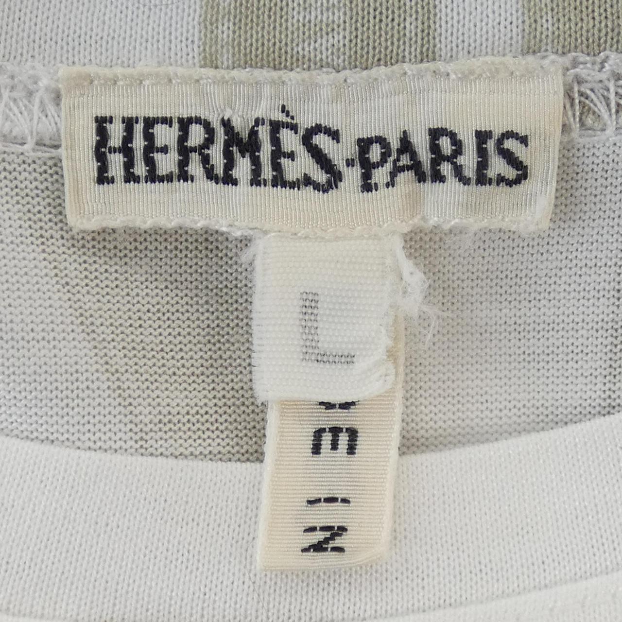 エルメス ボリュデュック コットンTシャツ L