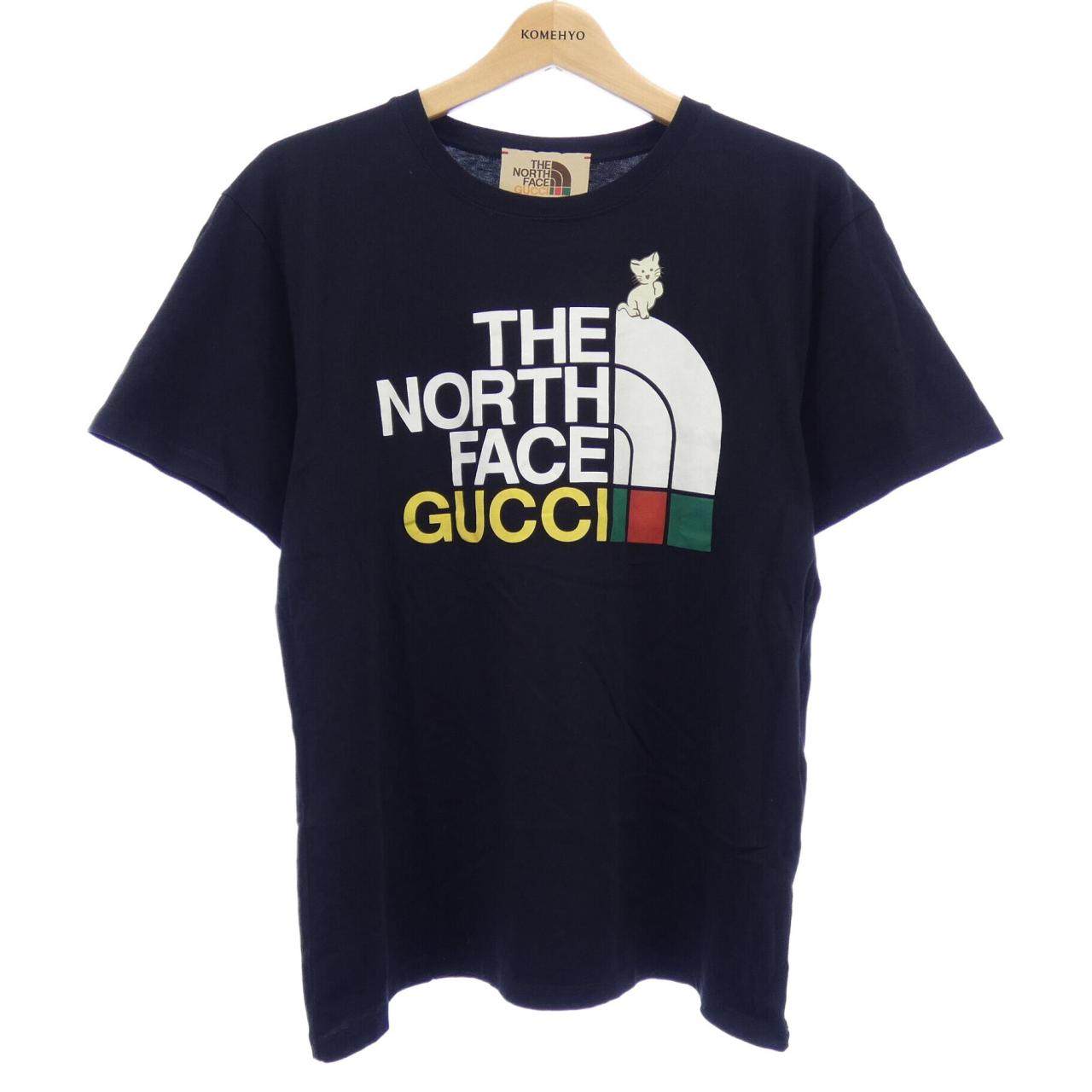 グッチザノースフェイス コットンTシャツ