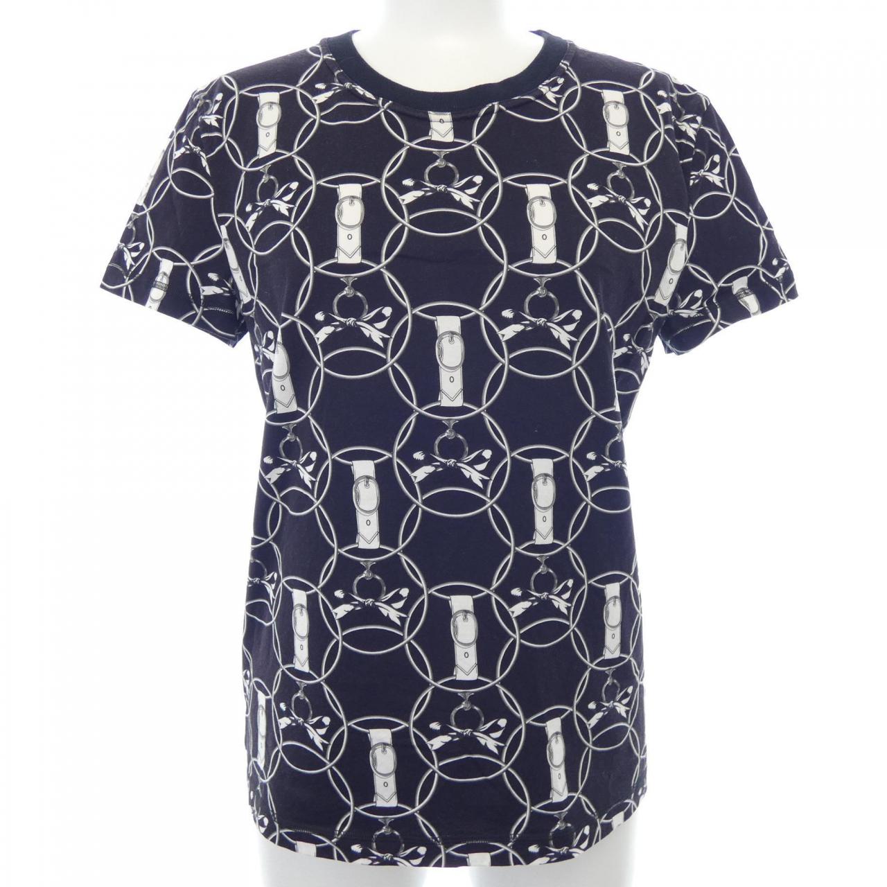 エルメス LA PROMENADE DU MATIN コットンTシャツ
