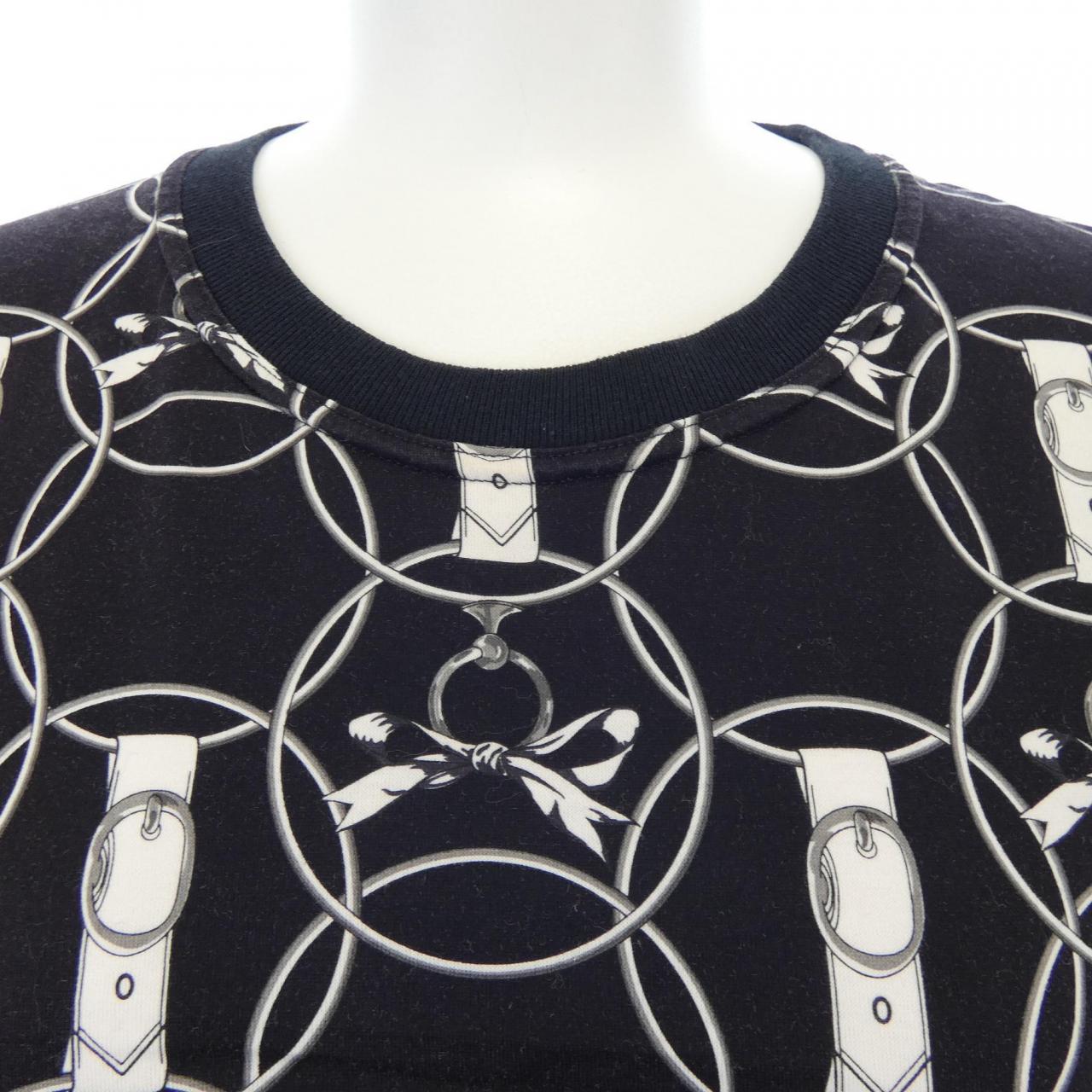 エルメス LA PROMENADE DU MATIN コットンTシャツ