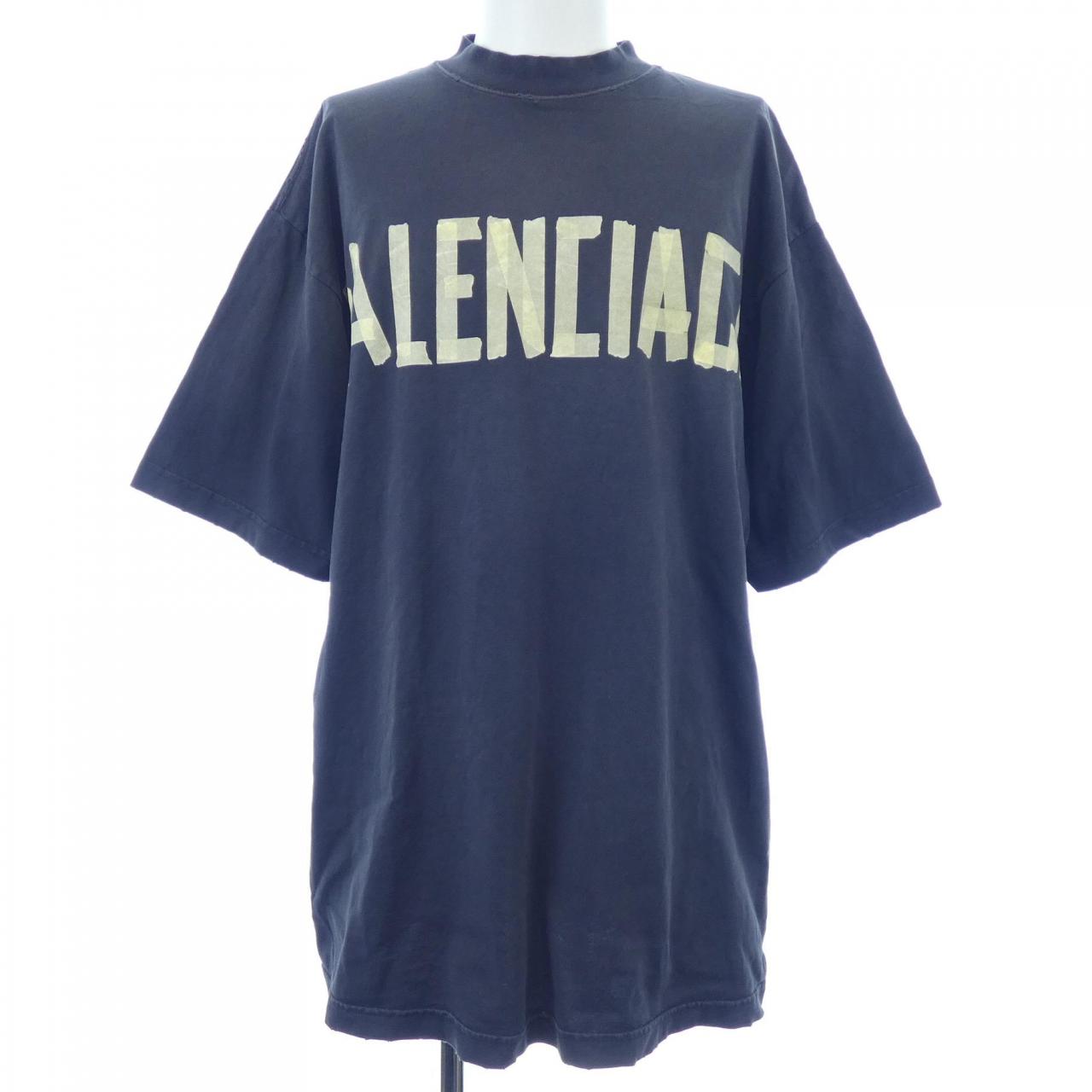 バレンシアガ TAPE TYPE コットンTシャツ