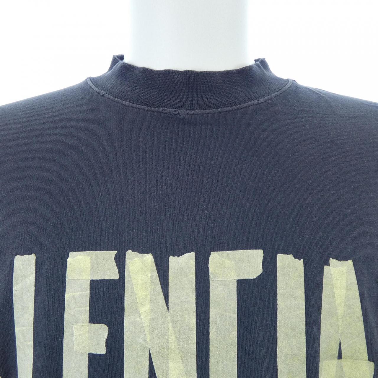 バレンシアガ TAPE TYPE コットンTシャツ