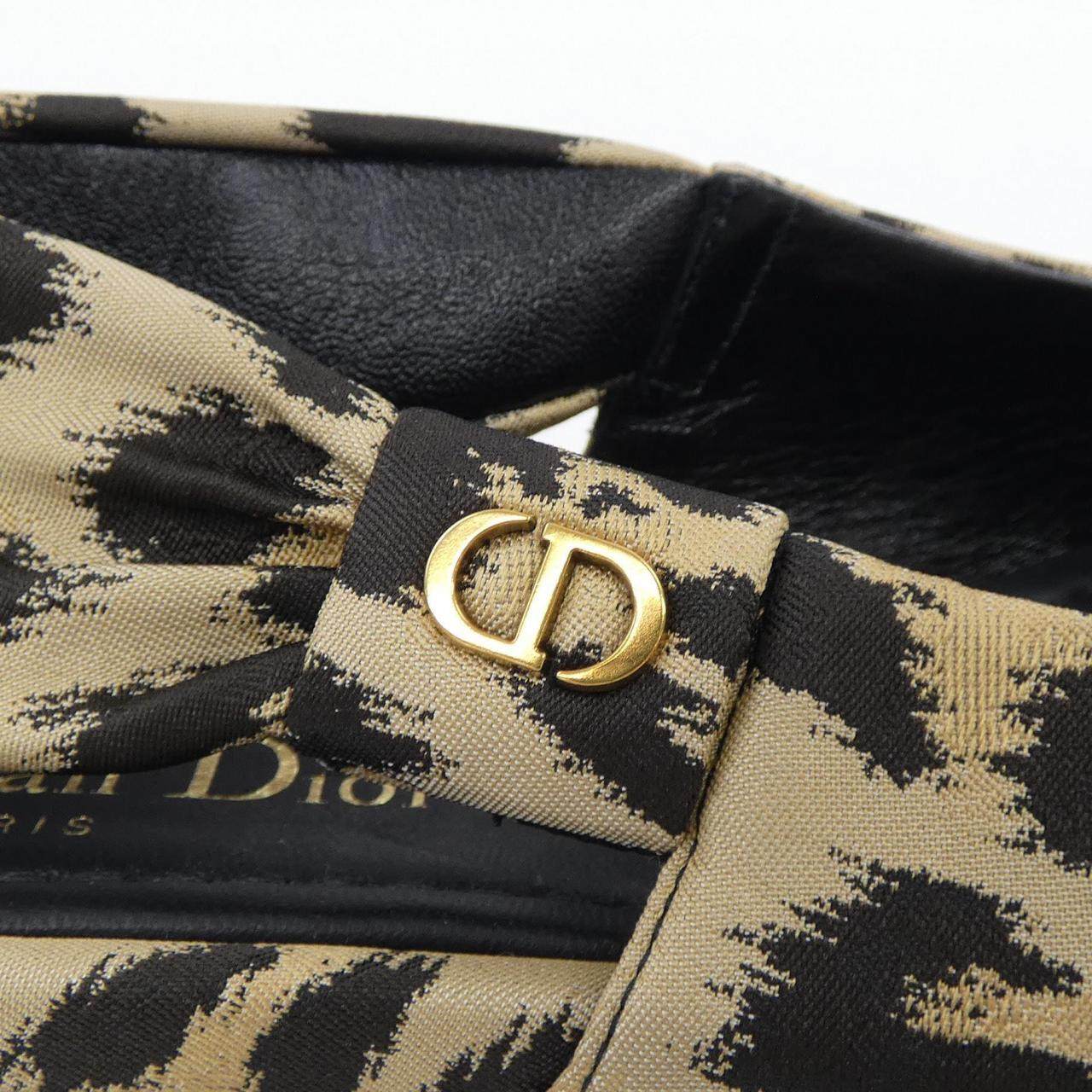 クリスチャンディオール DIOR MIZZA SHINY NYLON フラットシューズ