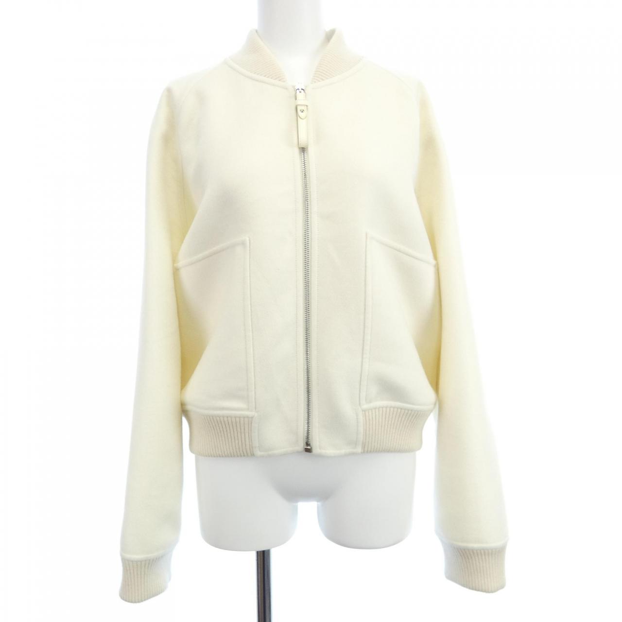 エルメス ダブルフェイス カシミヤジャケット