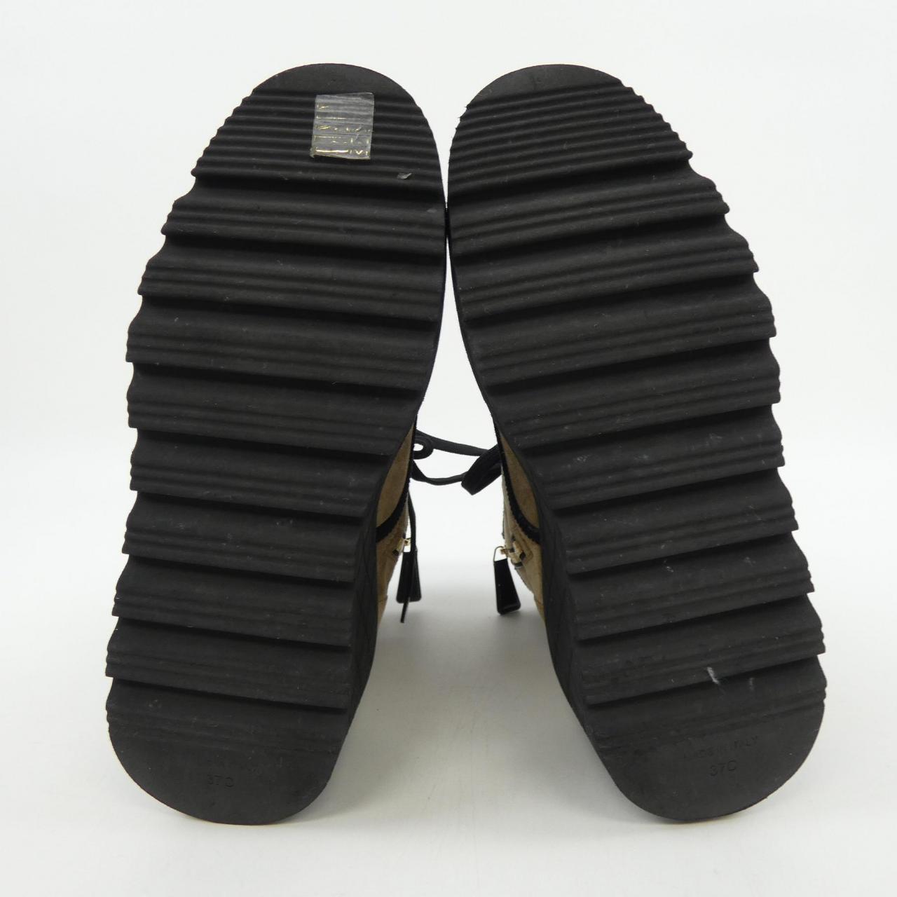 シャネル COMBAT BOOTS レザーブーツ