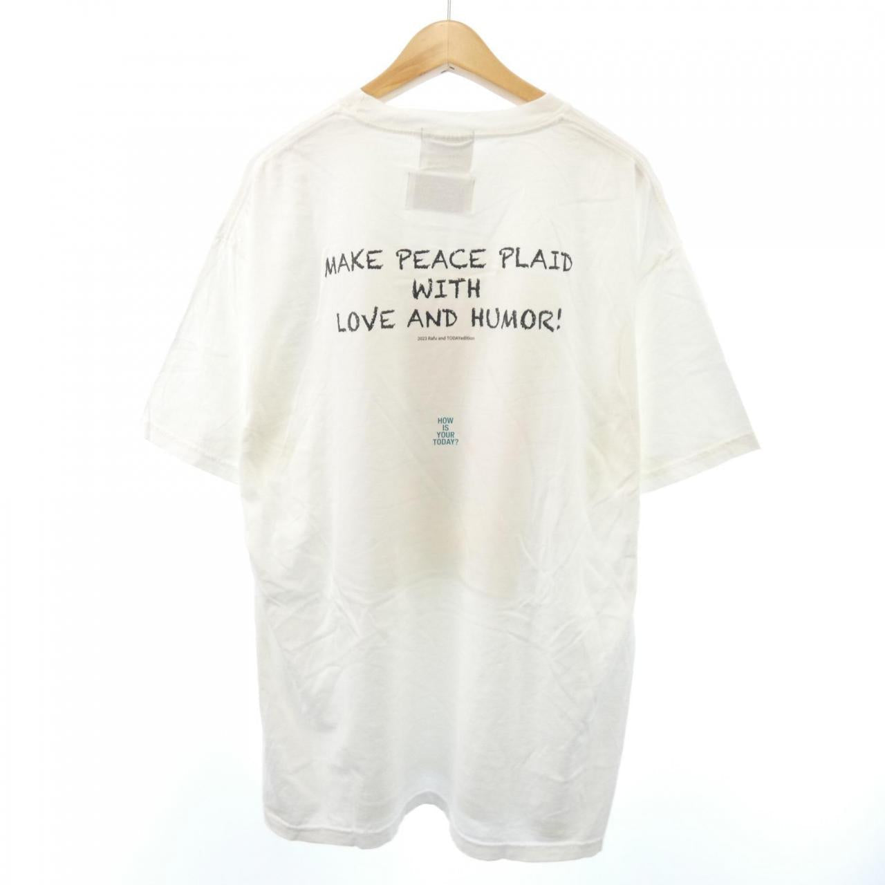 TODAY EDITION コットンTシャツ
