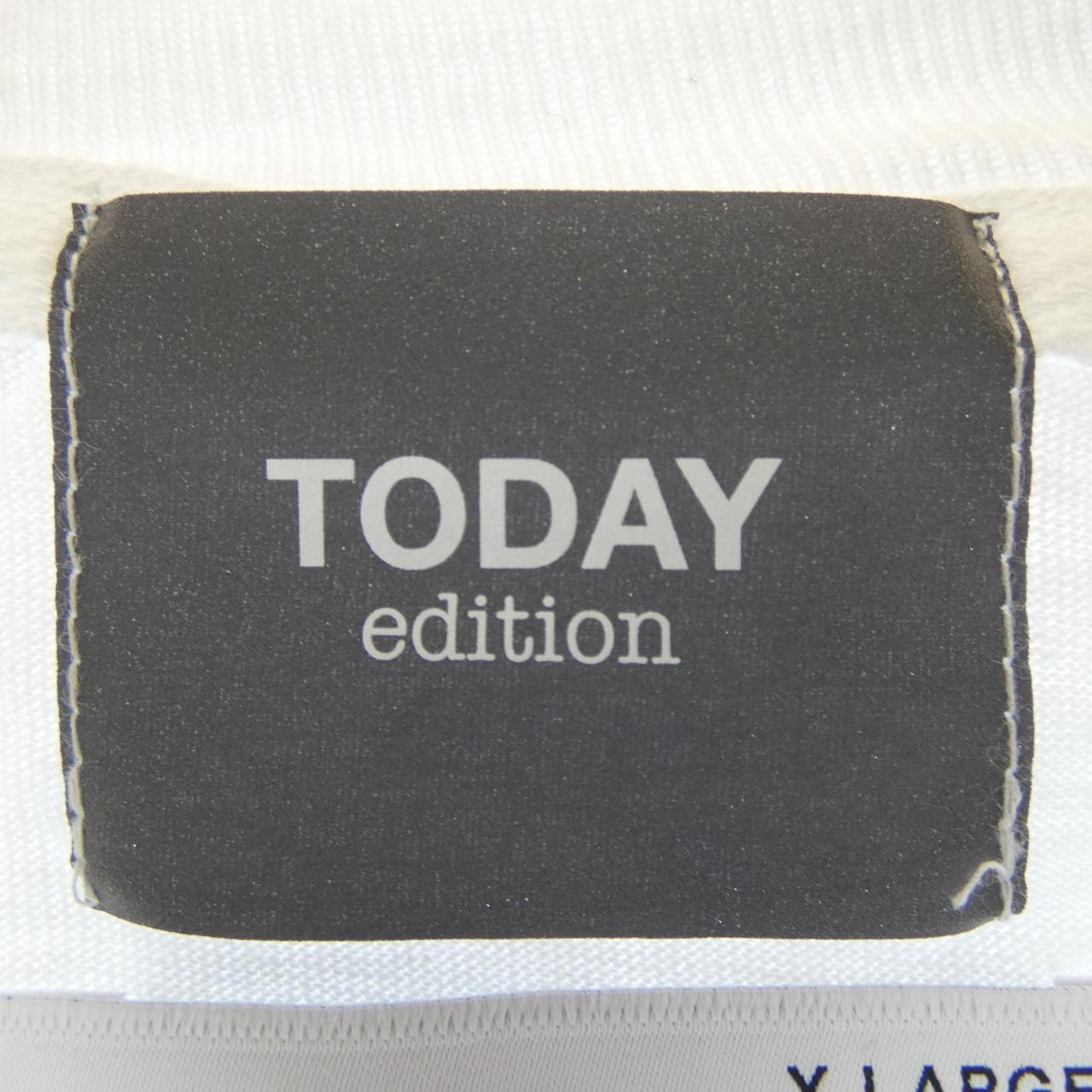 TODAY EDITION コットンTシャツ