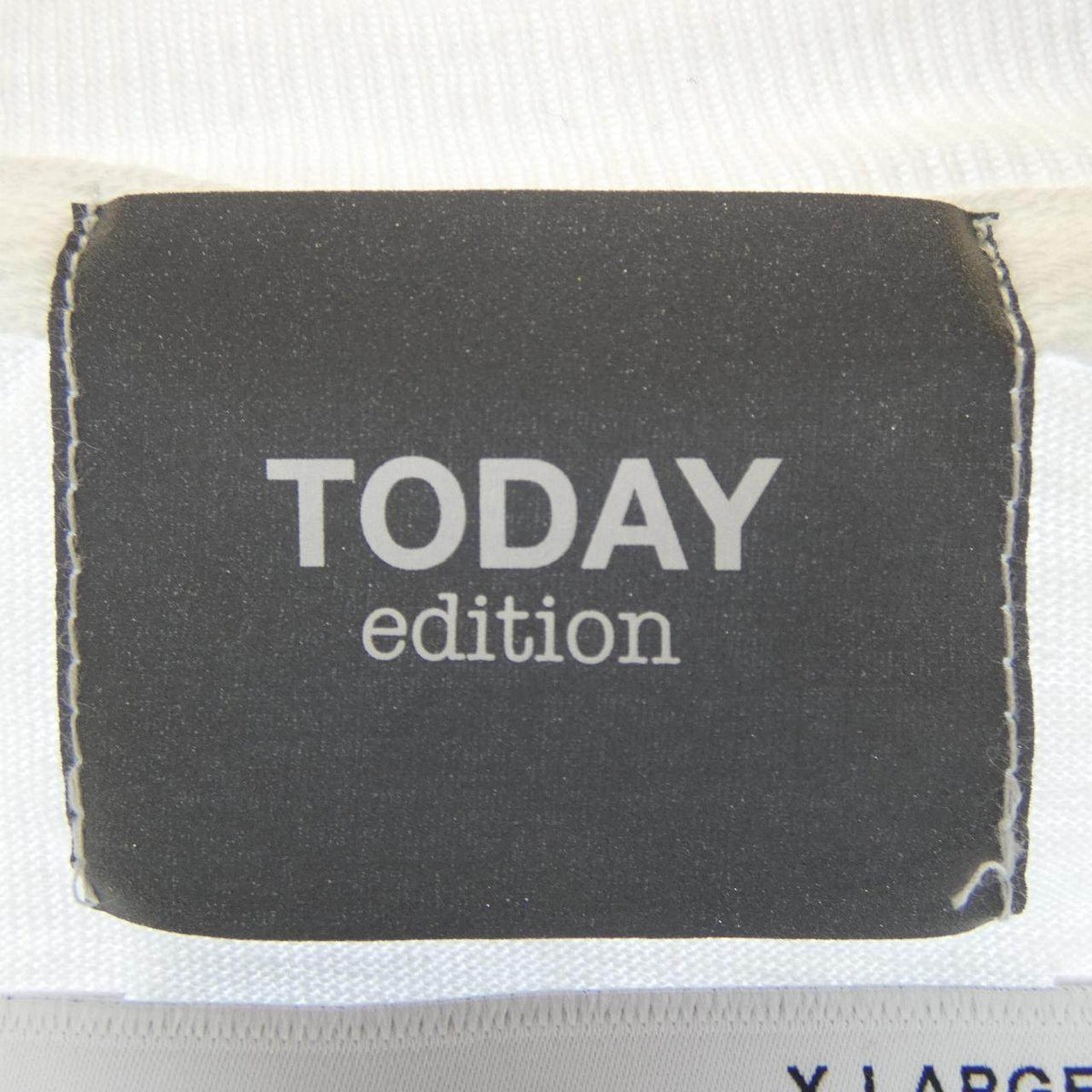 TODAY EDITION コットンTシャツ