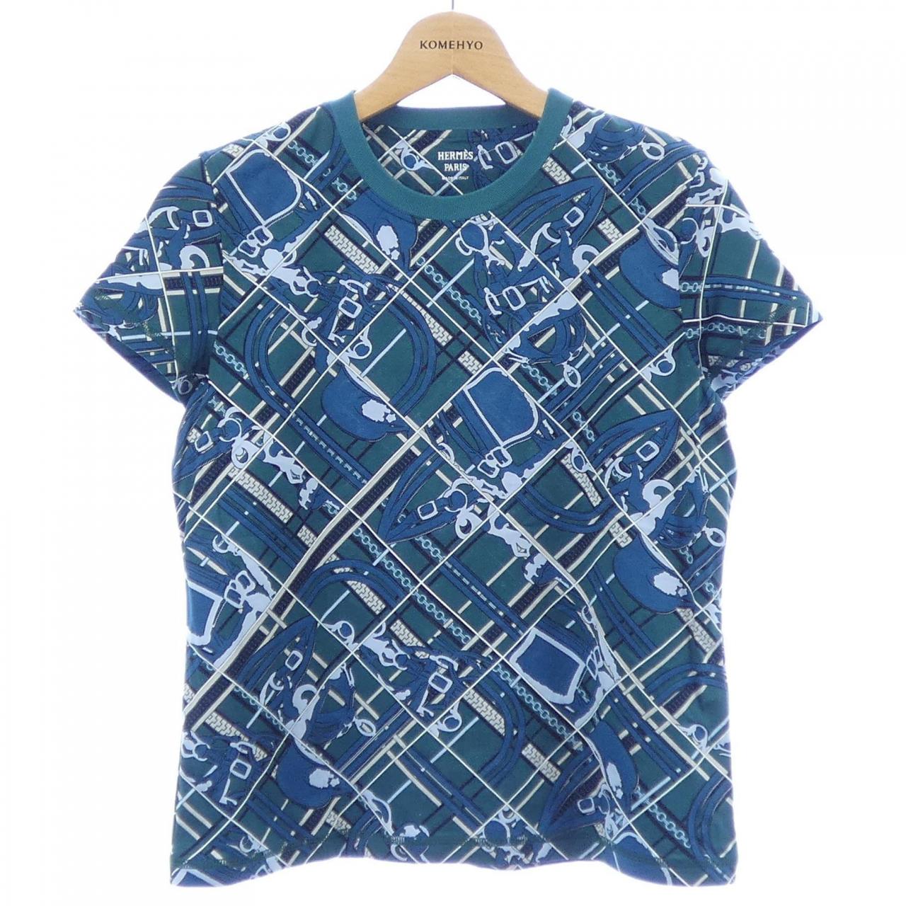 エルメス EN DESORDRE ET CHAINES コットンTシャツ