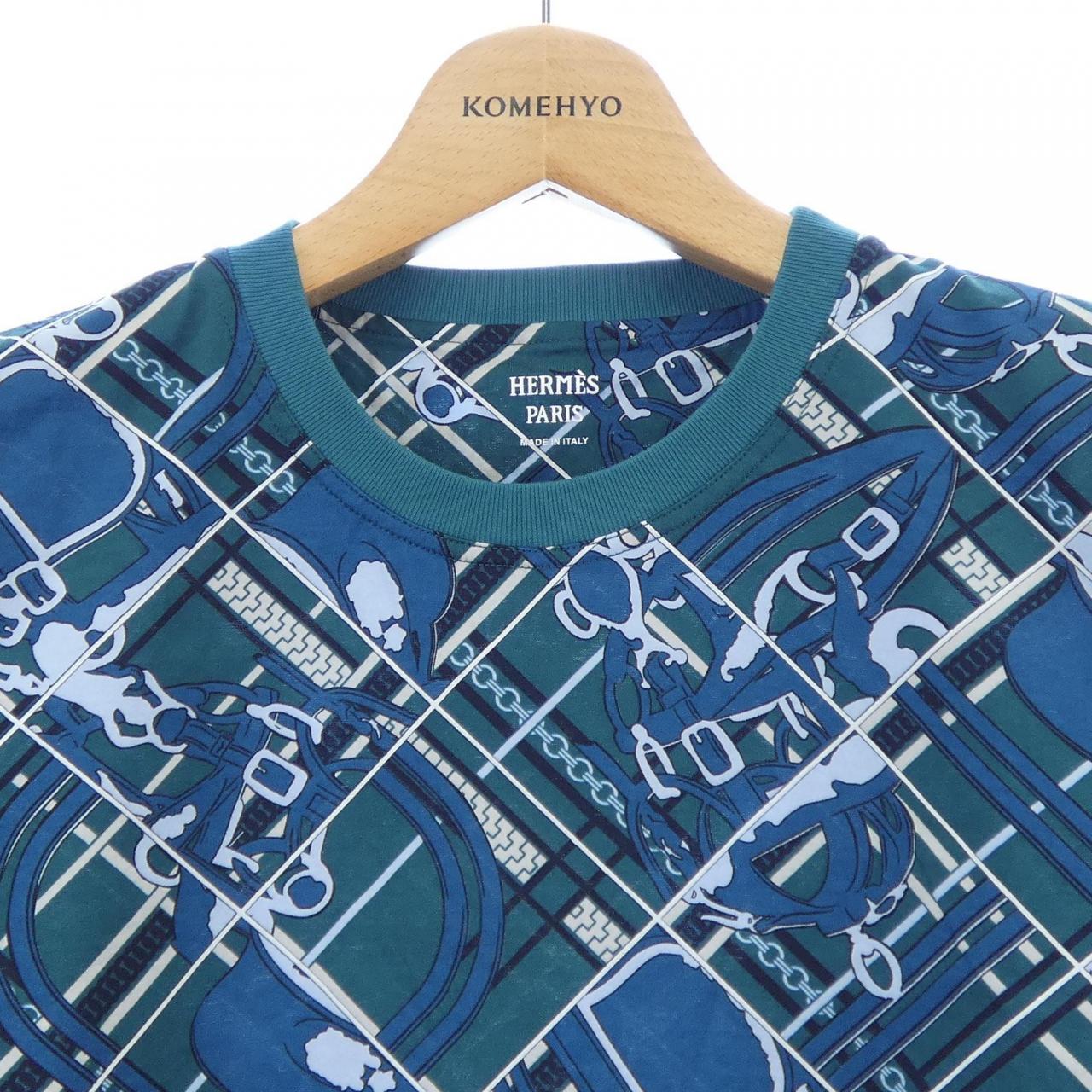 エルメス EN DESORDRE ET CHAINES コットンTシャツ