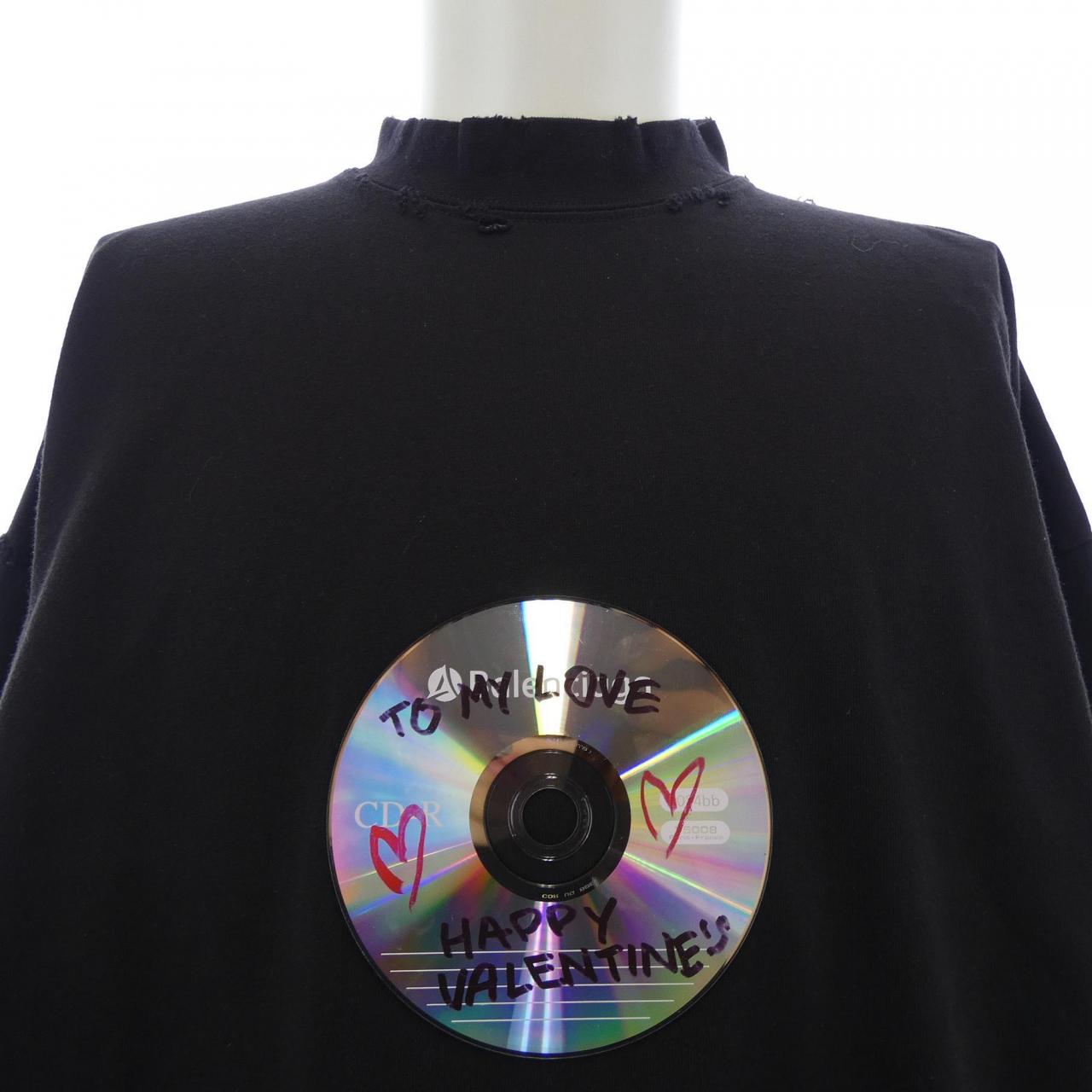 バレンシアガ TO MY LOVE コットンTシャツ