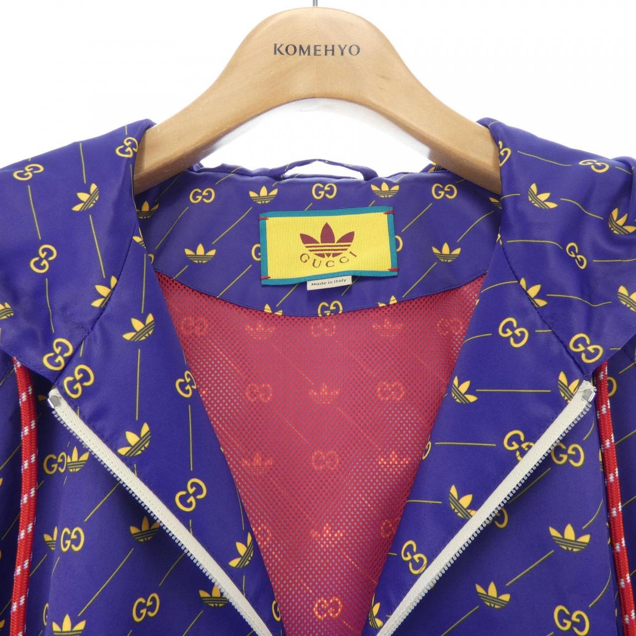 グッチ ADIDAS TREFOIL PRINT ジャケット