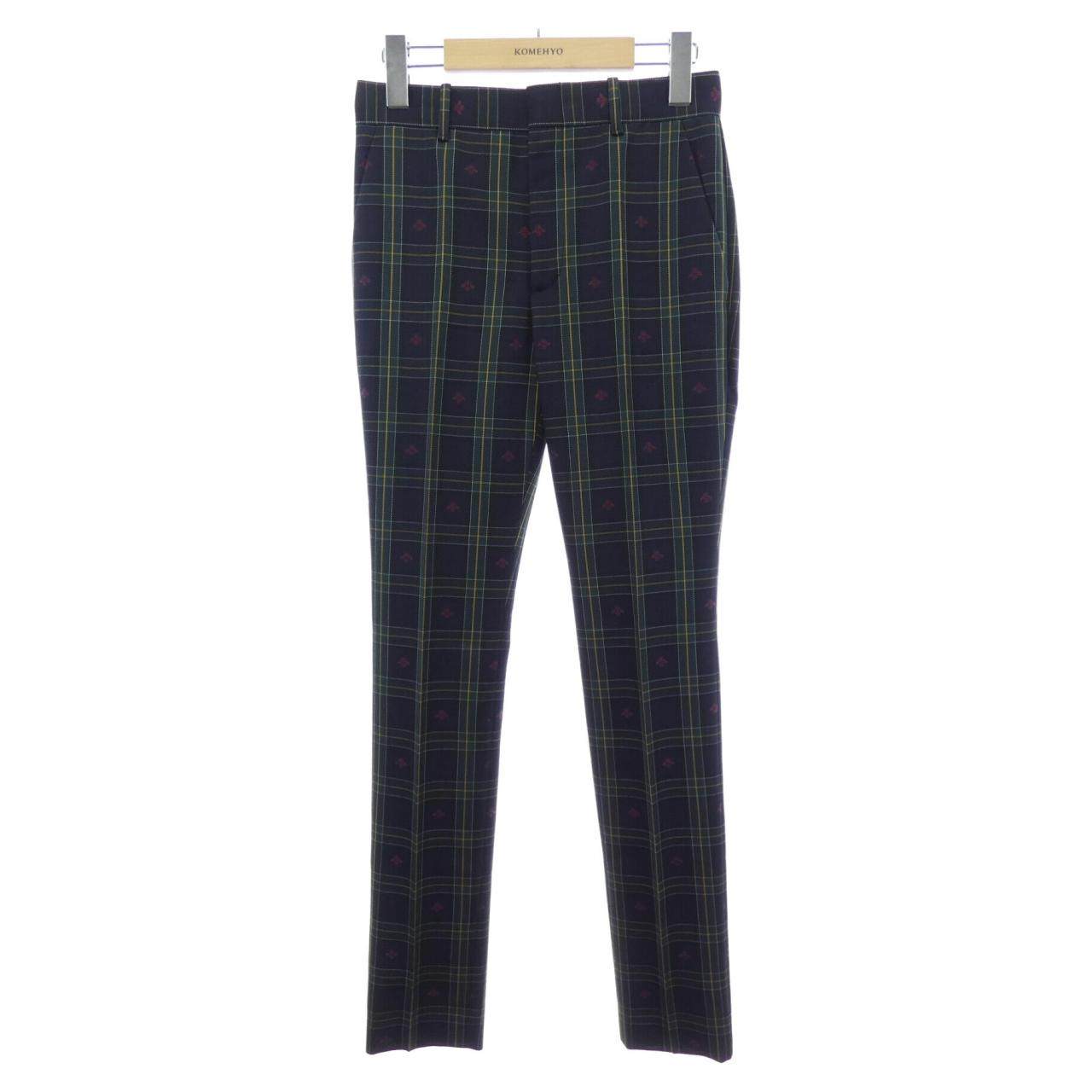 グッチ チェックパンツ