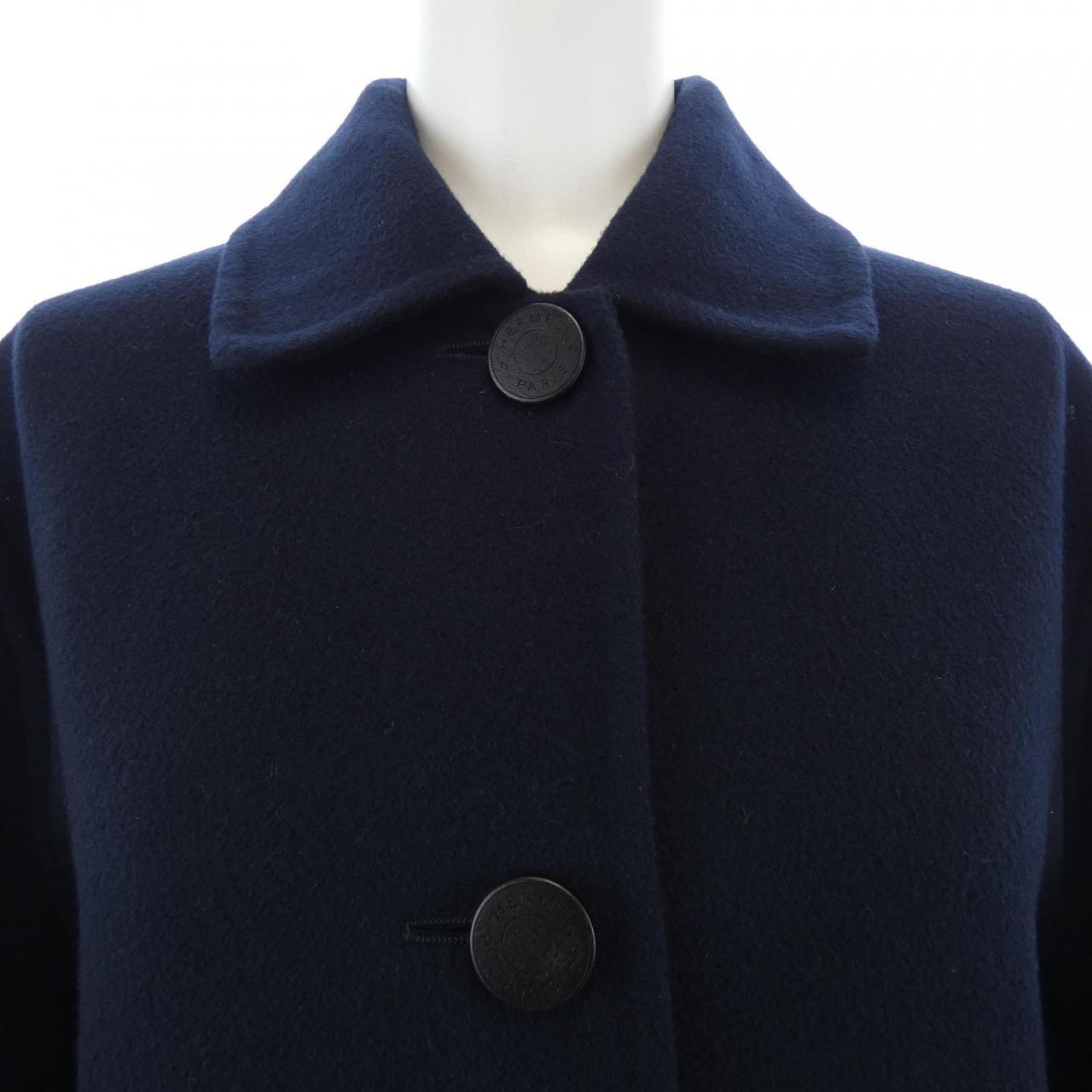 エルメス カシミヤコート