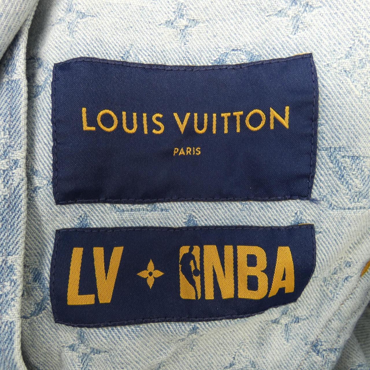 ルイヴィトン NBAジップスルーフーディ デニムジャケット