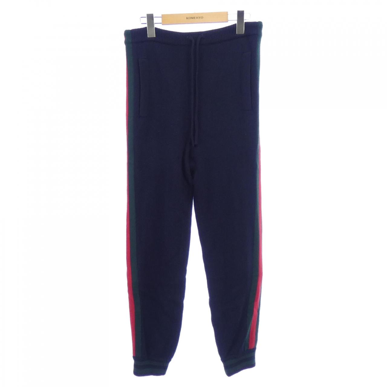 グッチ カシミヤ混パンツ