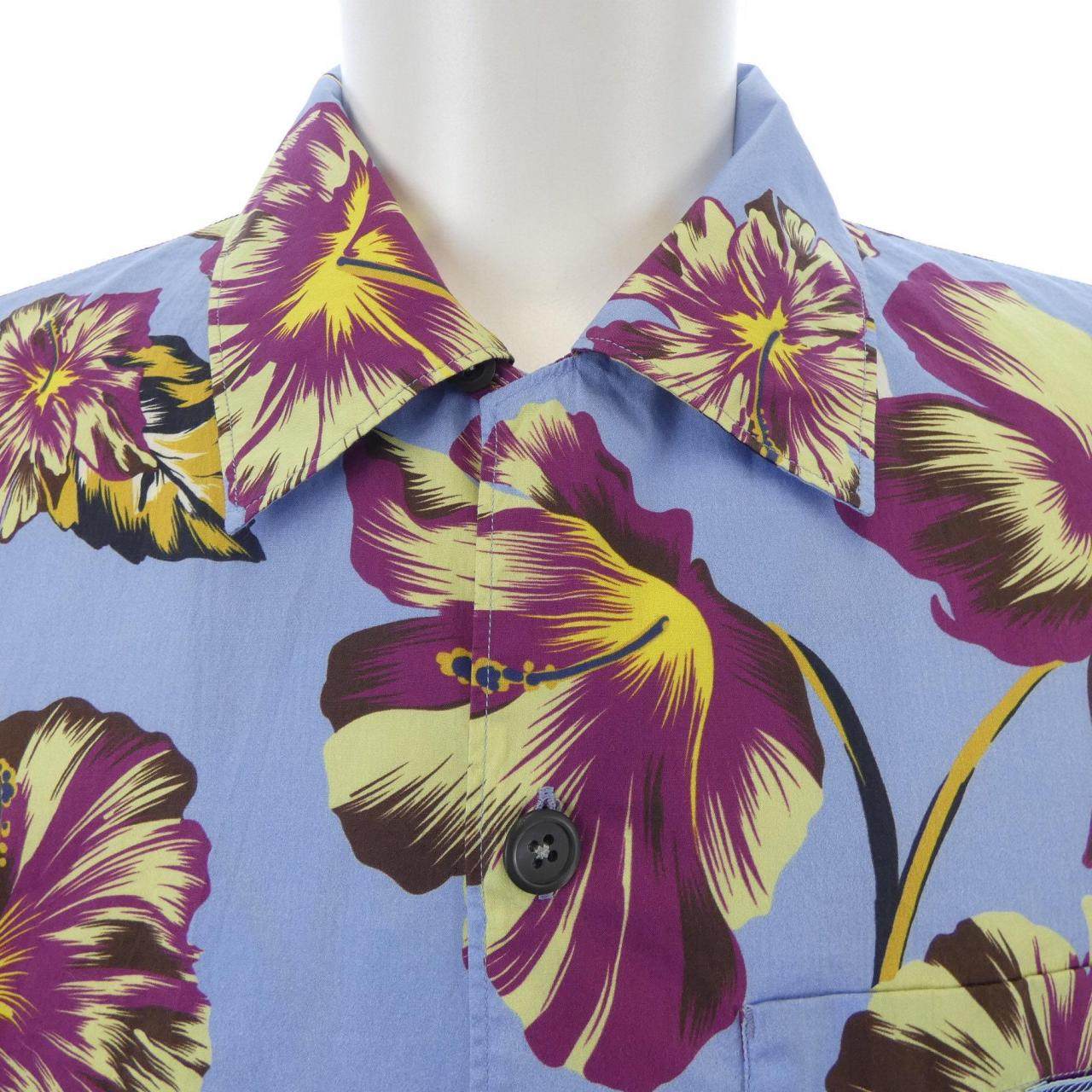 プラダ 花柄シャツ