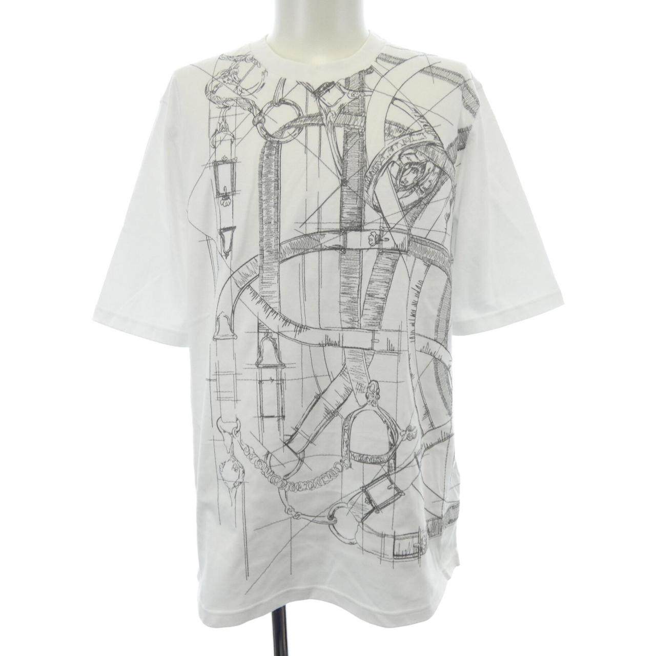エルメス カヴァルカドゥールグリフォネ コットンTシャツ