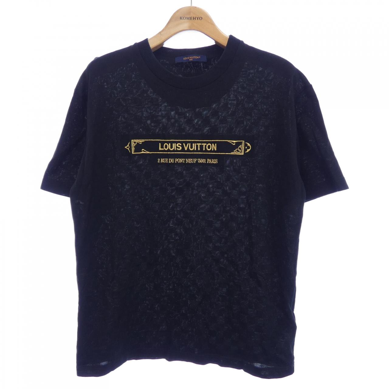 ルイヴィトン エンベリッシュドダミエピケ Tシャツ