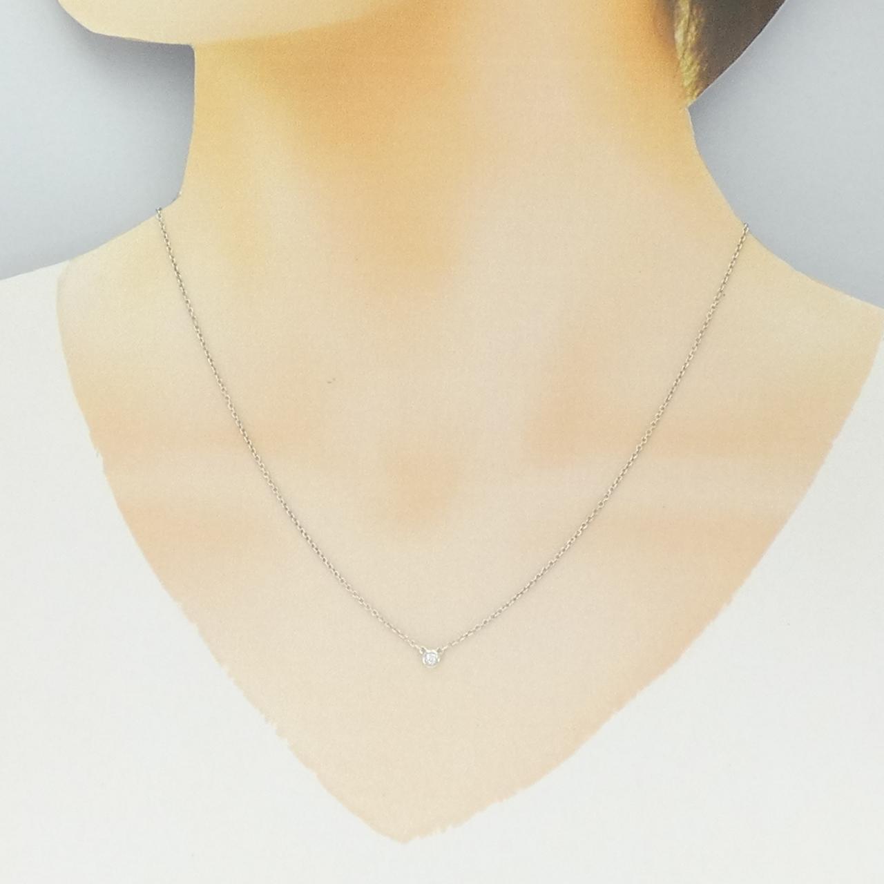 ティファニー バイザヤード 925シルバー ダイヤモンドネックレス