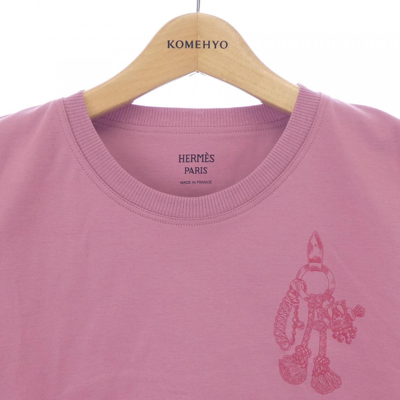 エルメス カルトゥッシュ パルフロワ コットンTシャツ