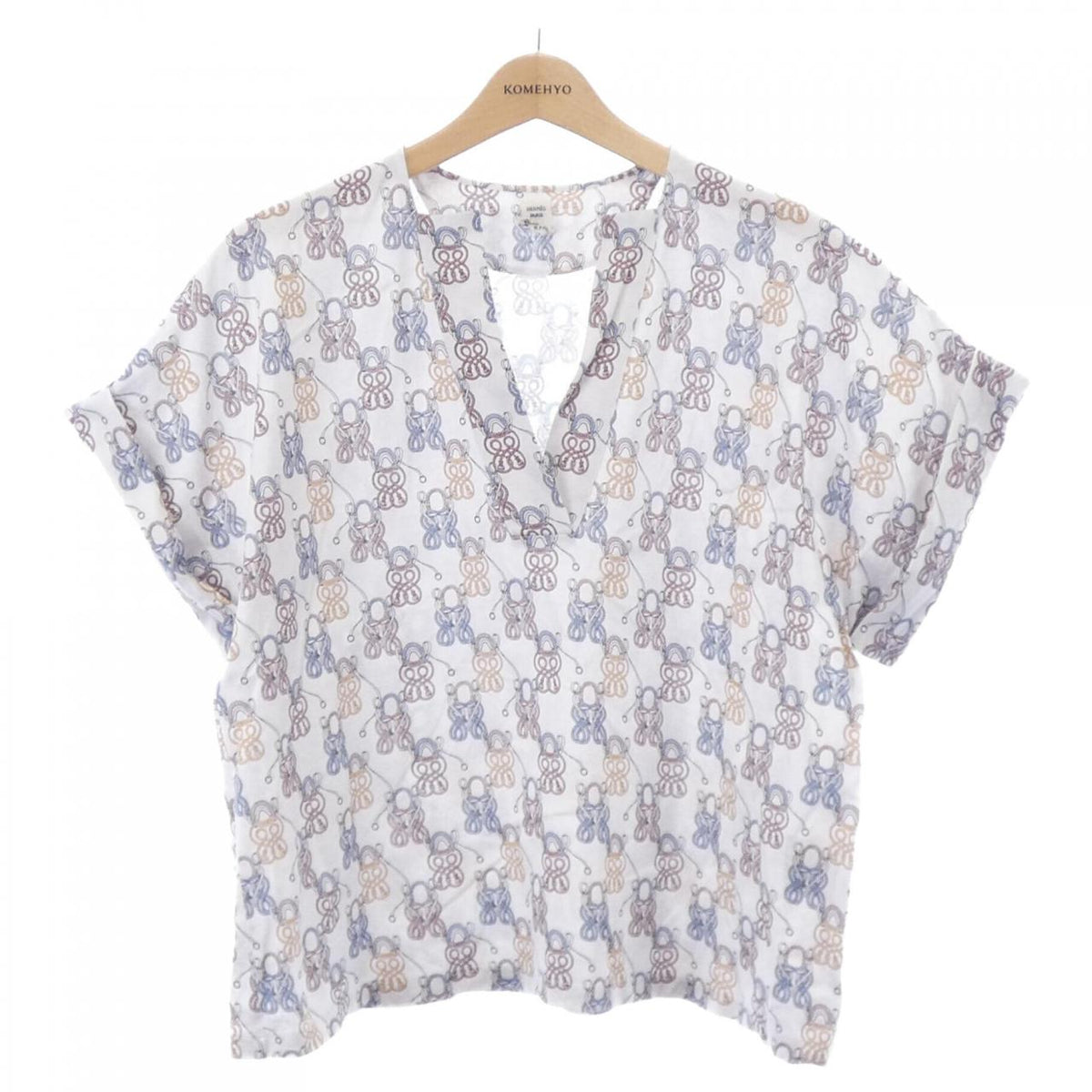 エルメス カシミヤ混トップス