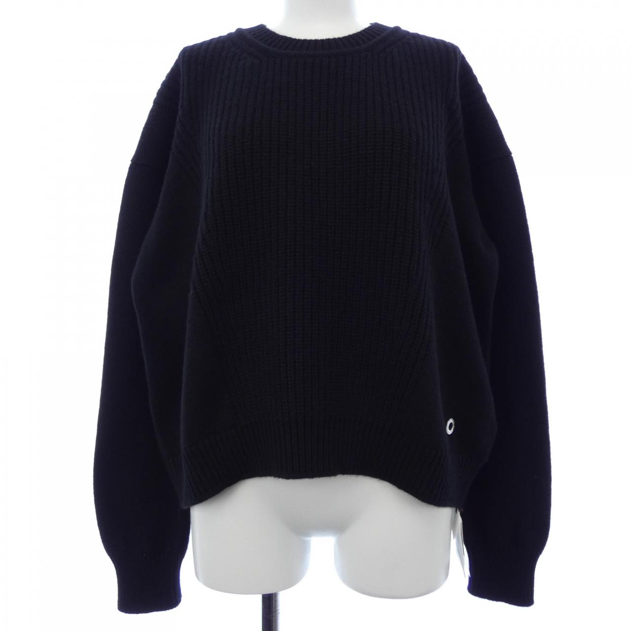 エルメス カナディアンボタン カシミヤ ニット 36