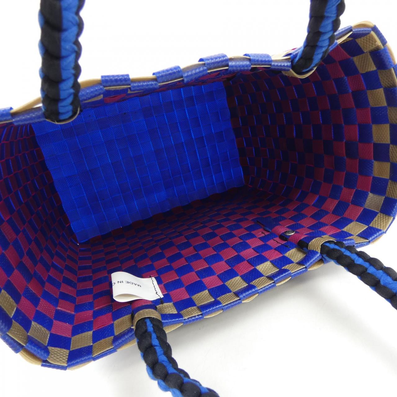 マルニ MARI MARKET JERSEY HANDLE BASKET バッグ