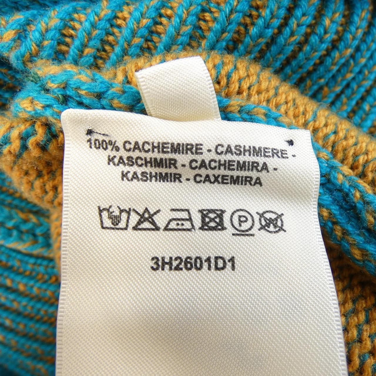 エルメス ジャージーリブ カシミヤニット