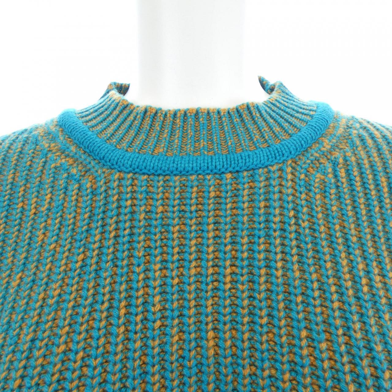 エルメス ジャージーリブ カシミヤニット