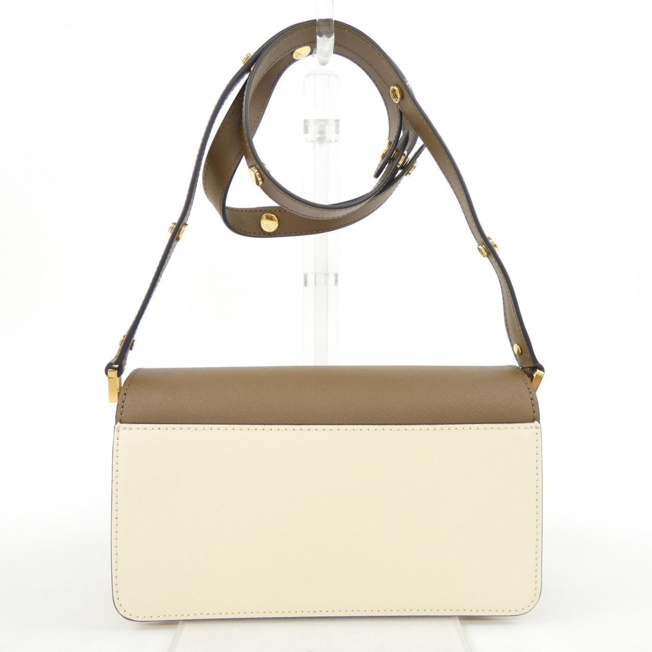 マルニ TRUNK レザーショルダーバッグ