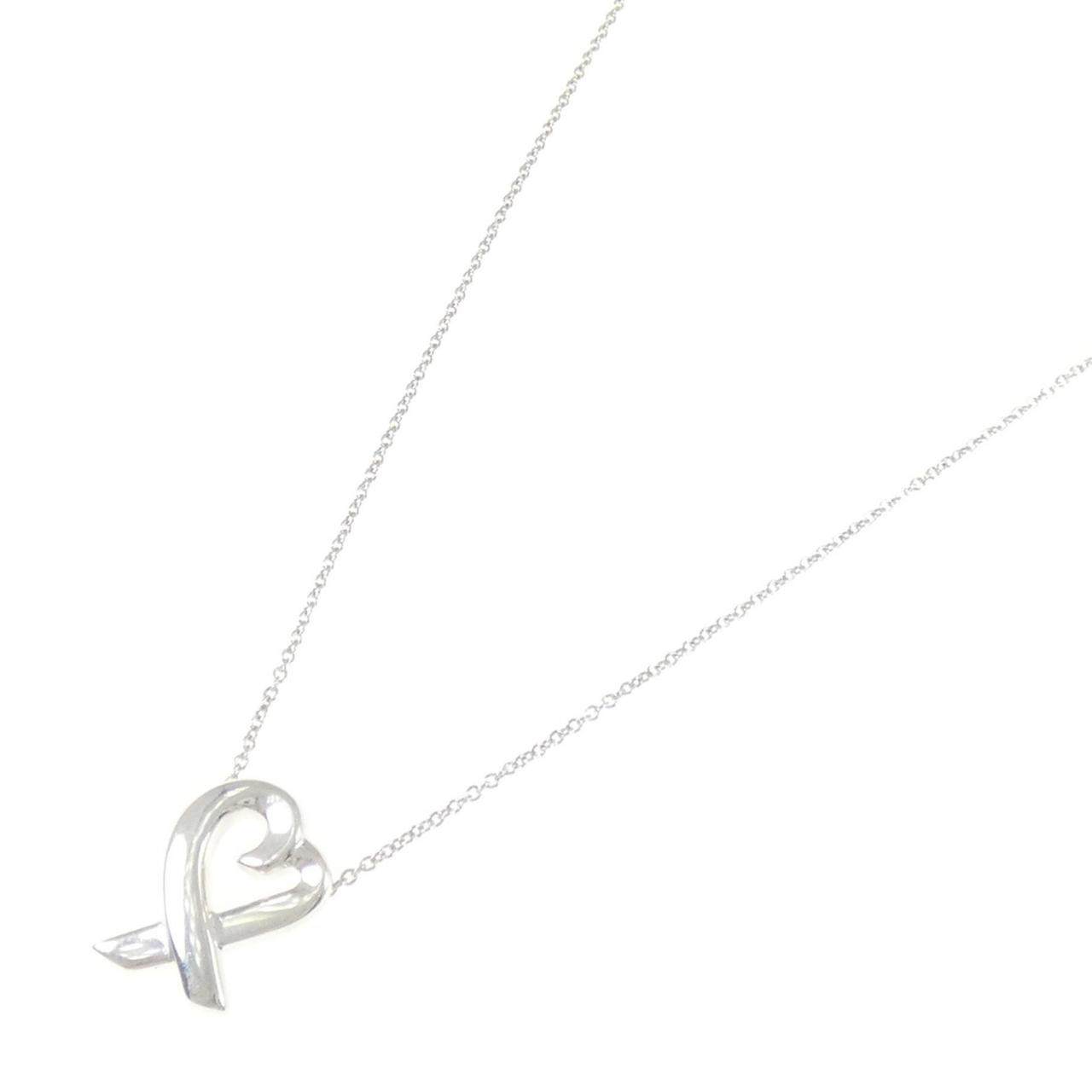 ティファニー ラビングハート シルバー ネックレス