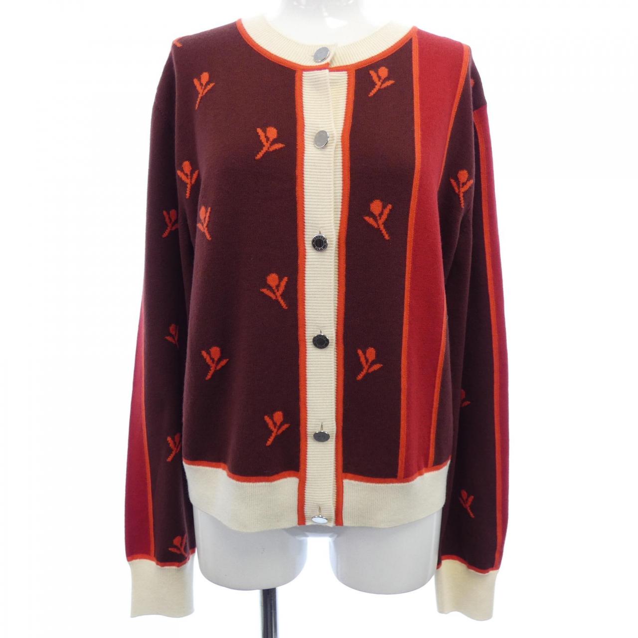 エルメス ETRIERS カシミヤ混カーディガン