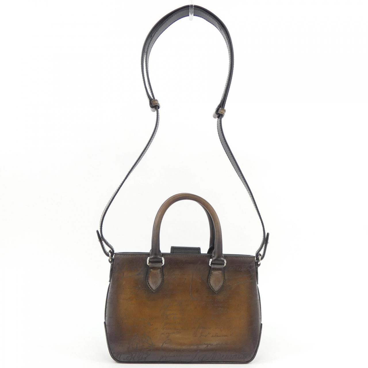 ベルルッティ トゥジュールガリバー スクリットレザー バッグ