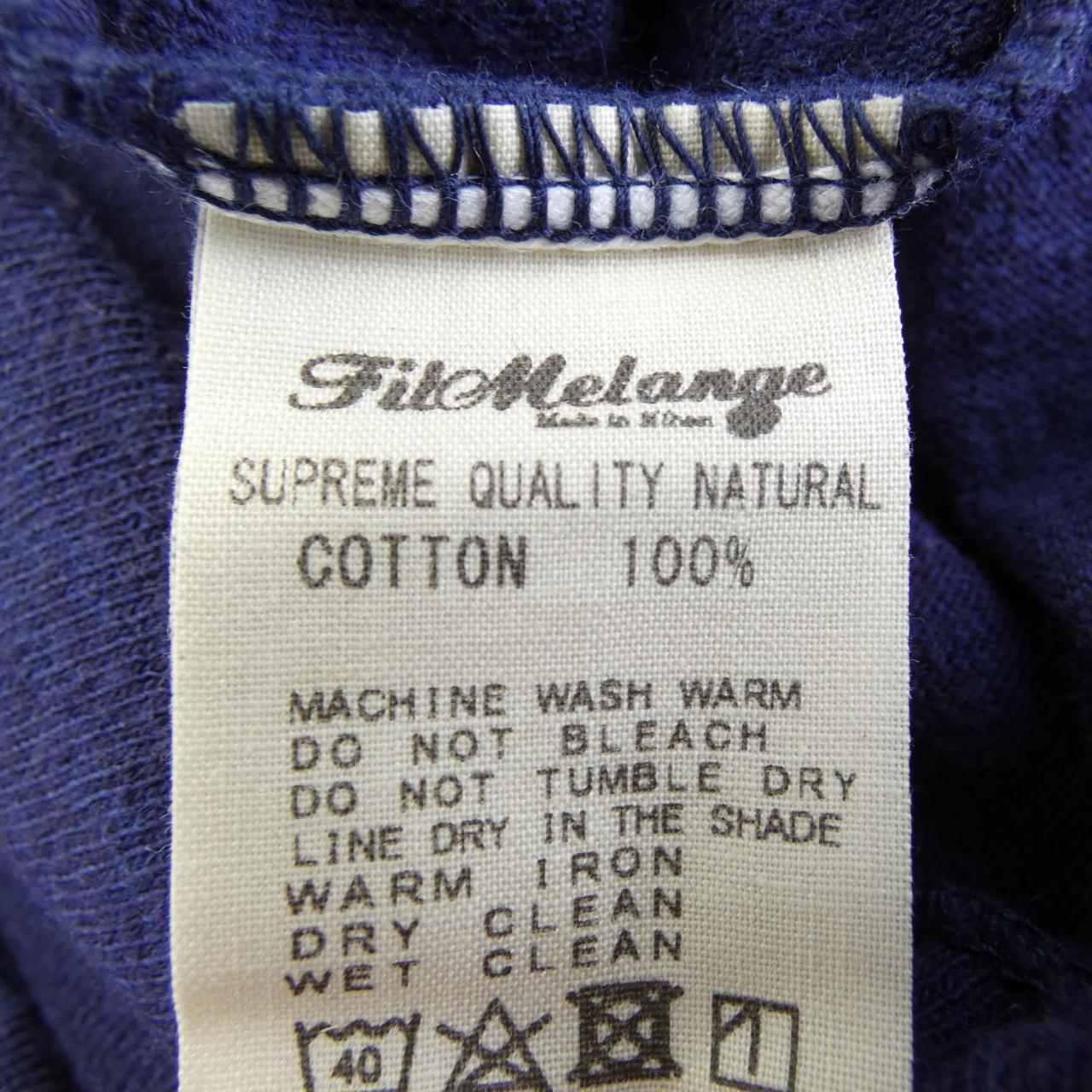 フィルメランジェ コットンTシャツ